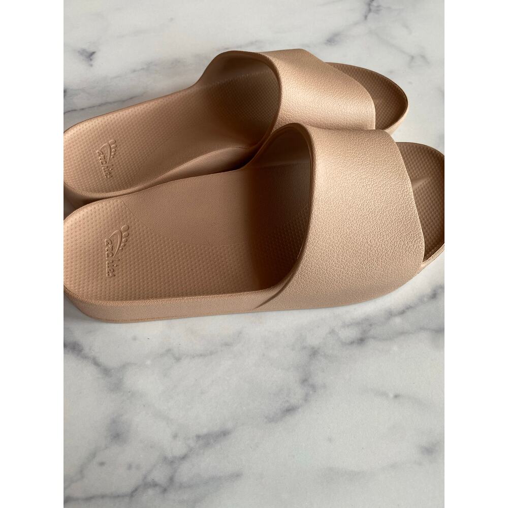 Archies Support Slides Tan Women's Size 7 - Picture 4 of 7